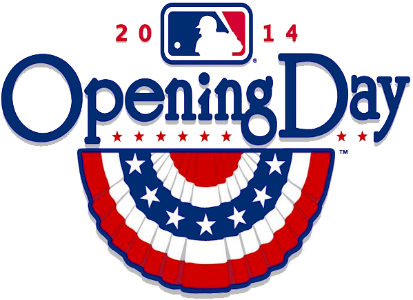 MLB Opening Day 2014 Logo vinyl decal